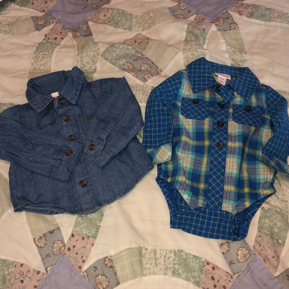 0-3 months dressing up top and bodysuit❤️